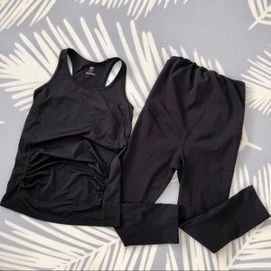 H&M Mama athletic tank and legging set